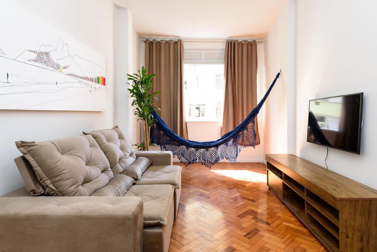 2 Quartos Em Copacabana C/ Vista-Mar | Pj 135/808 里约热内卢 外观 照片