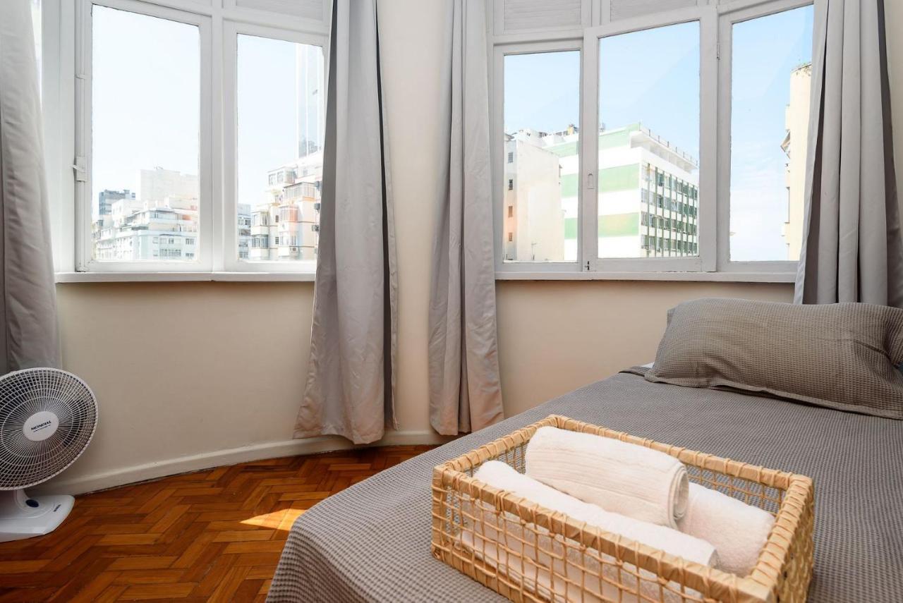 2 Quartos Em Copacabana C/ Vista-Mar | Pj 135/808 里约热内卢 外观 照片