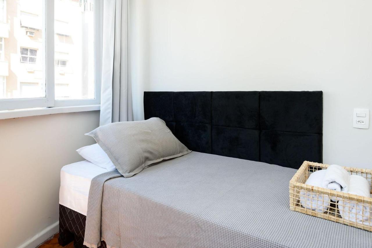 2 Quartos Em Copacabana C/ Vista-Mar | Pj 135/808 里约热内卢 外观 照片